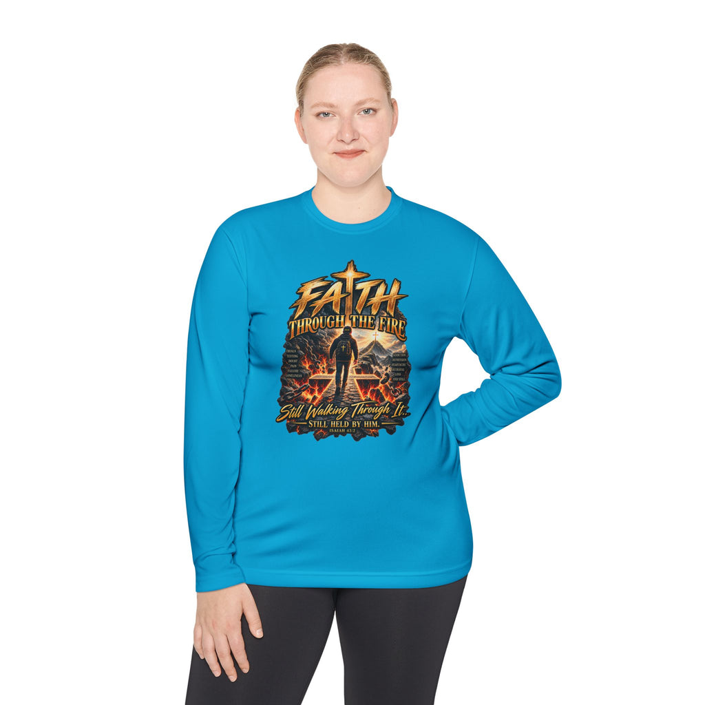 "Through the Fire Long Sleeve Tee – Journey to the Cross"