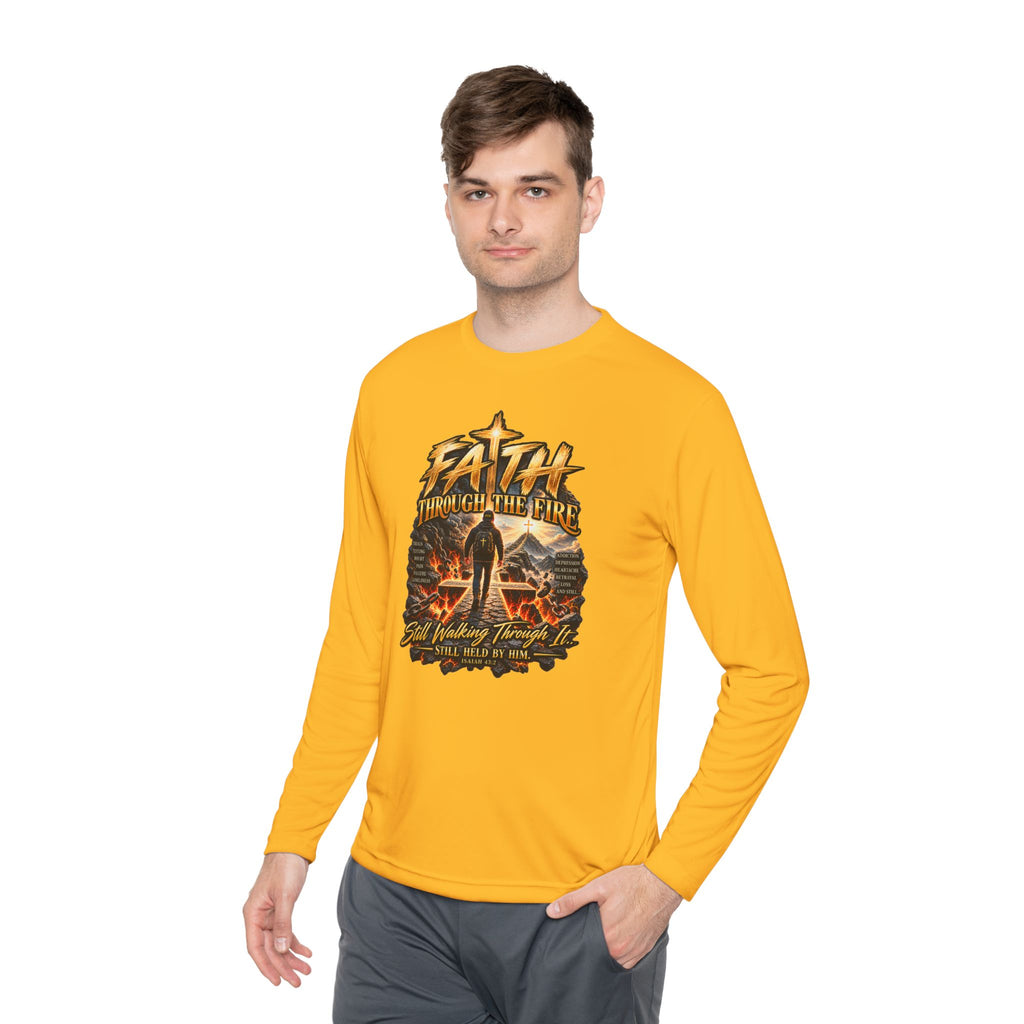 "Through the Fire Long Sleeve Tee – Journey to the Cross"
