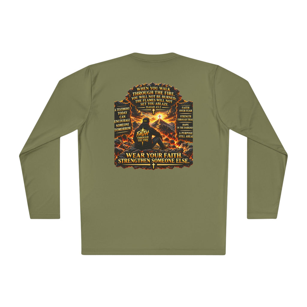 "Through the Fire Long Sleeve Tee – Journey to the Cross"