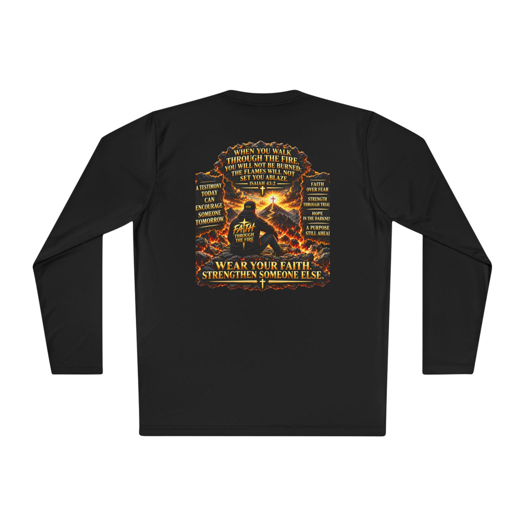 "Through the Fire Long Sleeve Tee – Journey to the Cross"