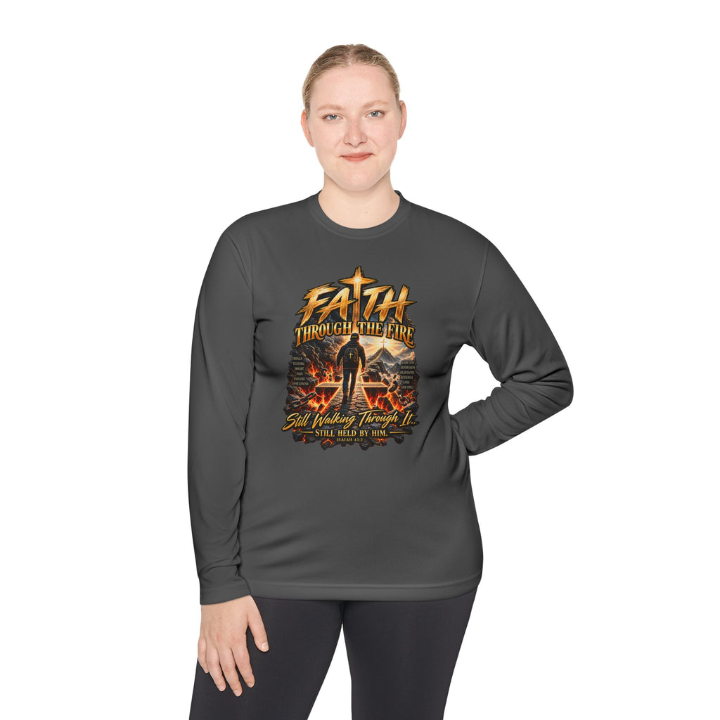 "Through the Fire Long Sleeve Tee – Journey to the Cross"