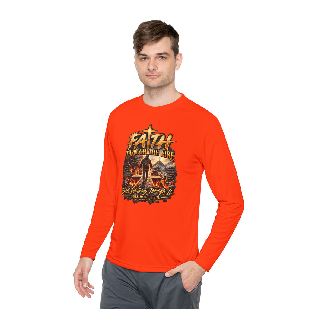 "Through the Fire Long Sleeve Tee – Journey to the Cross"