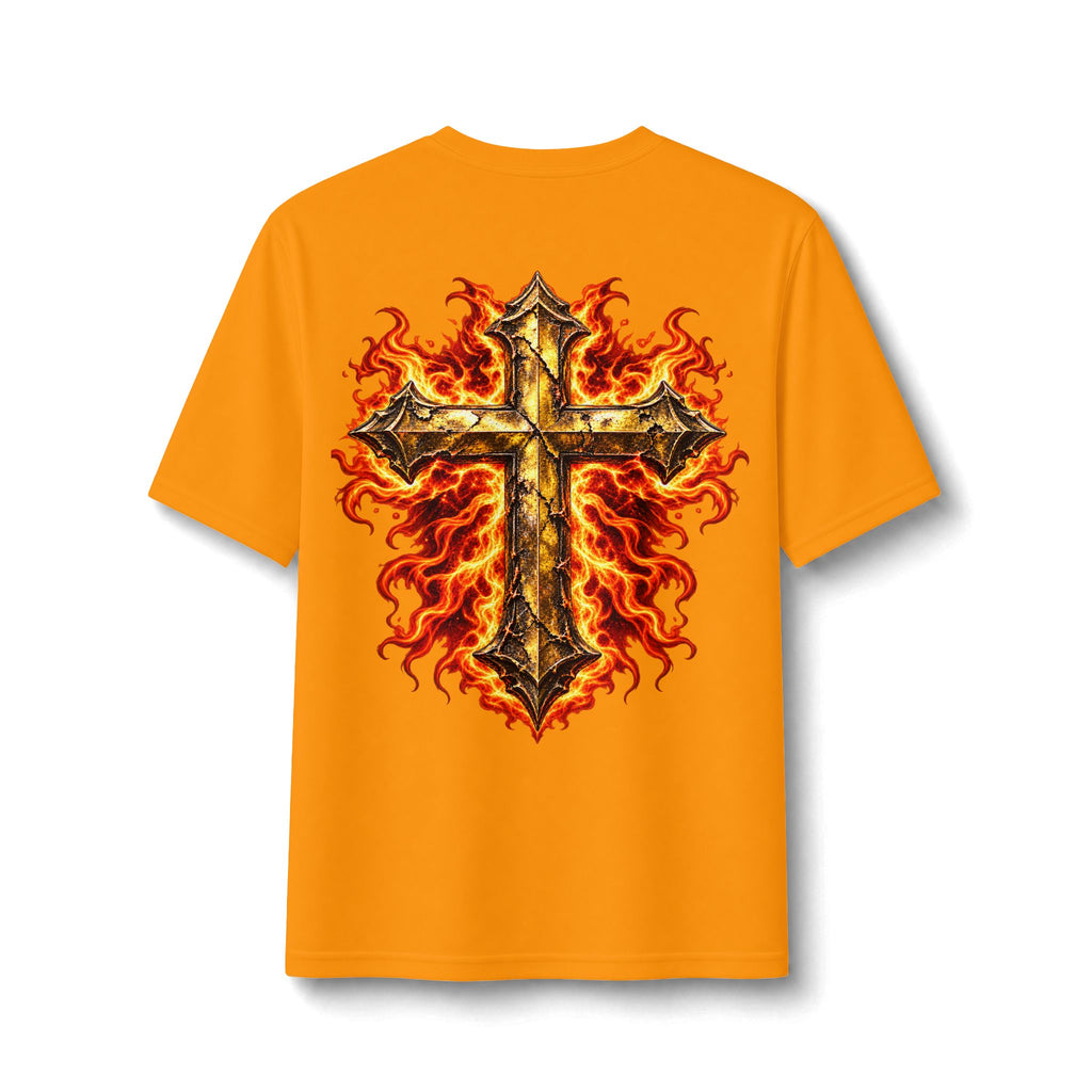 Faith Through The Fire™ JESUS Established 33 AD Front & Back Tee