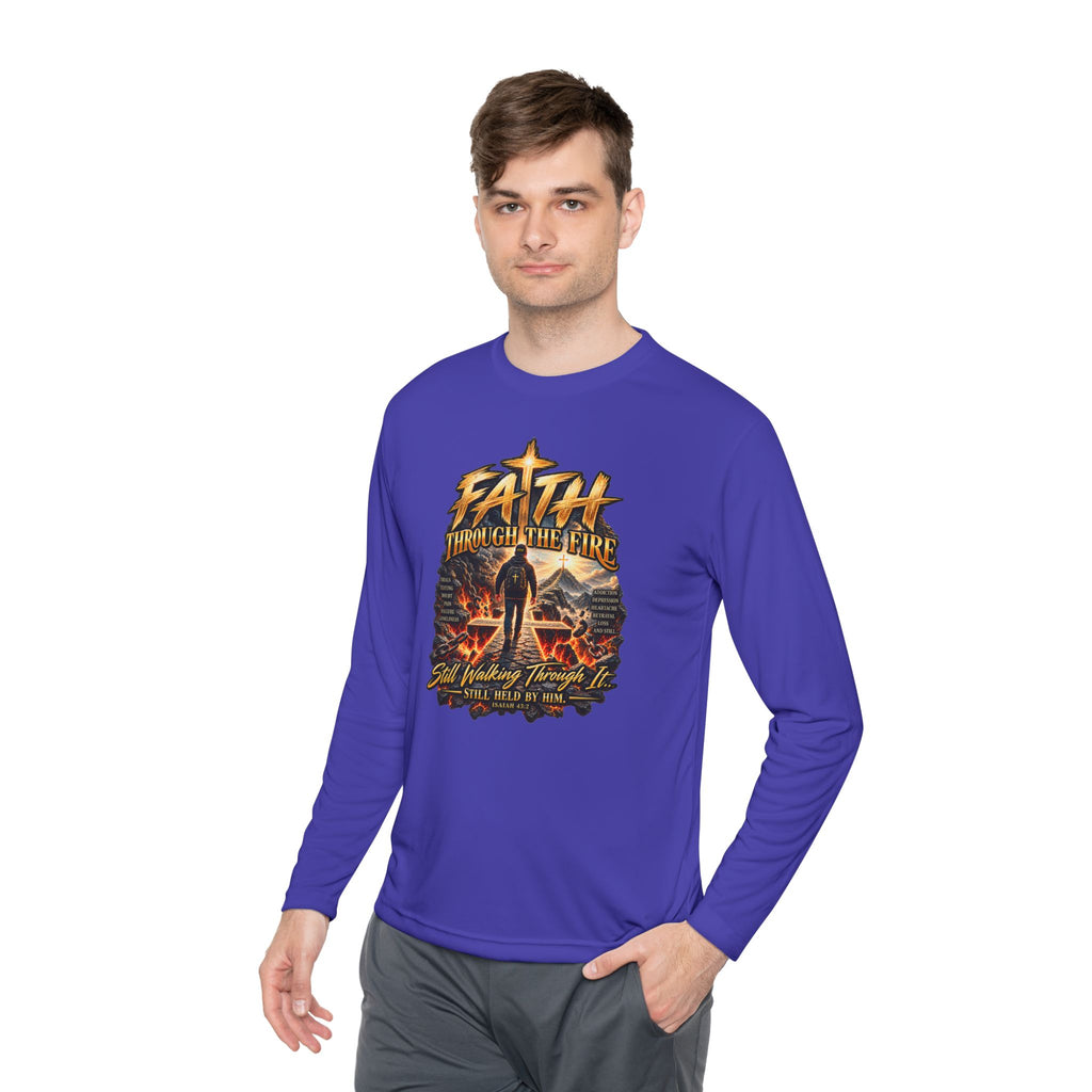 "Through the Fire Long Sleeve Tee – Journey to the Cross"
