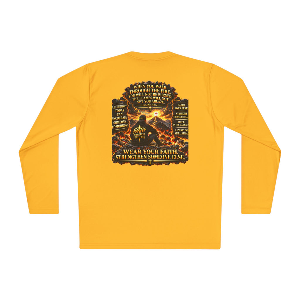 "Through the Fire Long Sleeve Tee – Journey to the Cross"