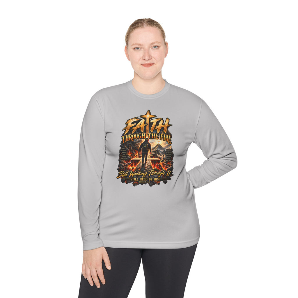 "Through the Fire Long Sleeve Tee – Journey to the Cross"