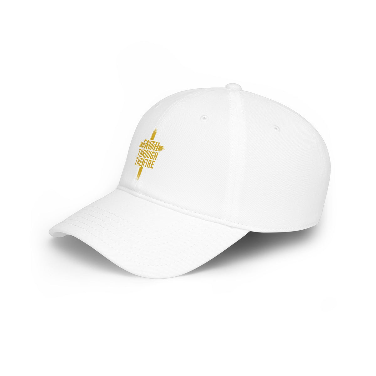 Faith Through The Fire™ White Baseball Cap