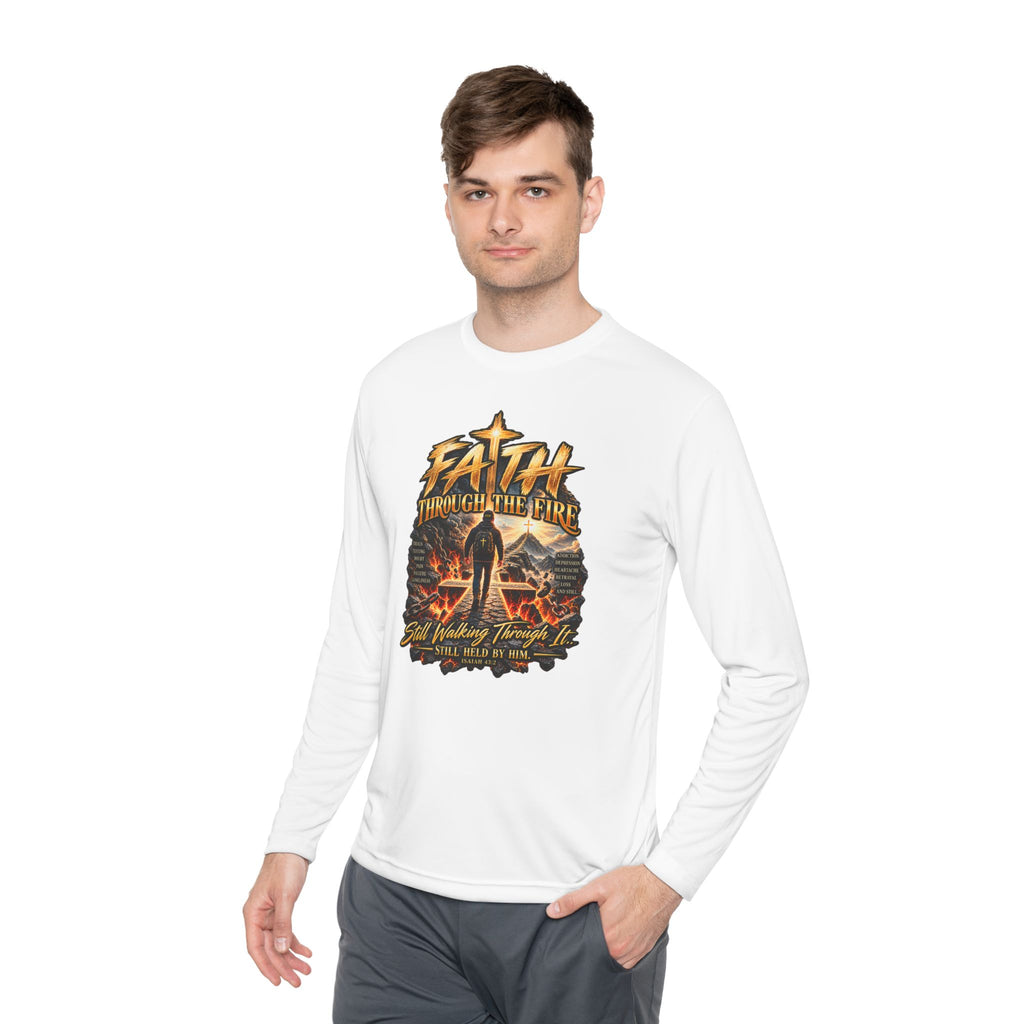 "Through the Fire Long Sleeve Tee – Journey to the Cross"
