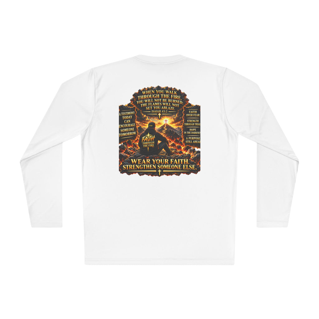 "Through the Fire Long Sleeve Tee – Journey to the Cross"