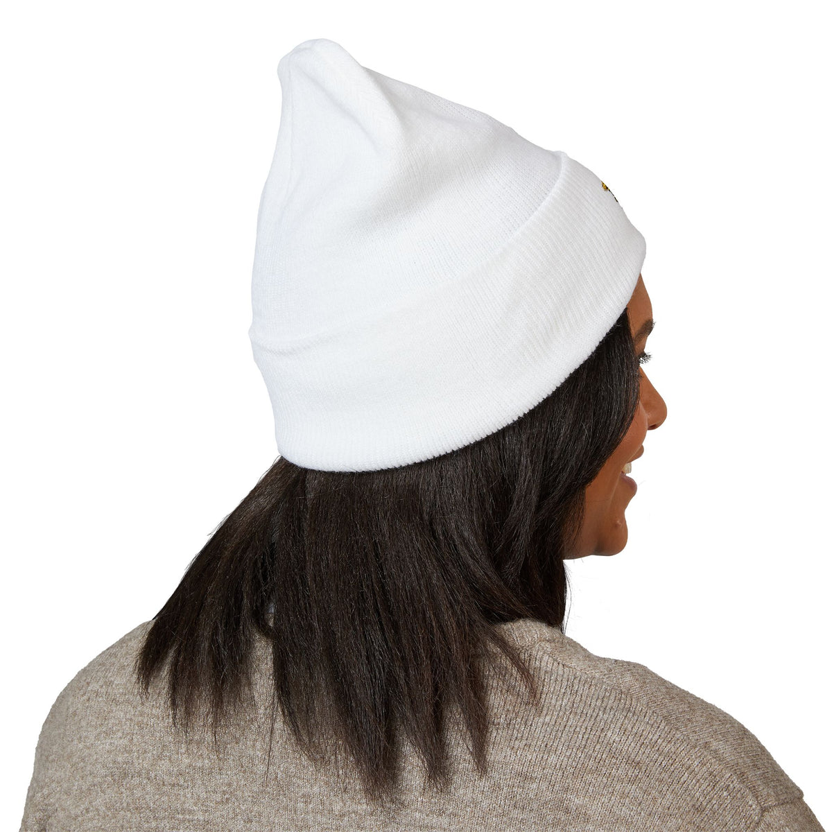 Faith Through The Fire™ White Classic Cuff Beanie