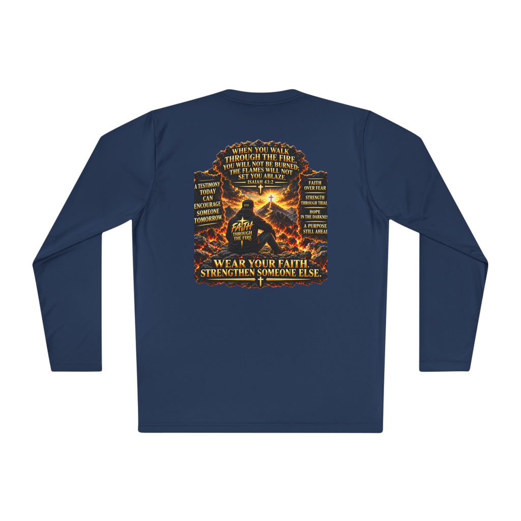 "Through the Fire Long Sleeve Tee – Journey to the Cross"