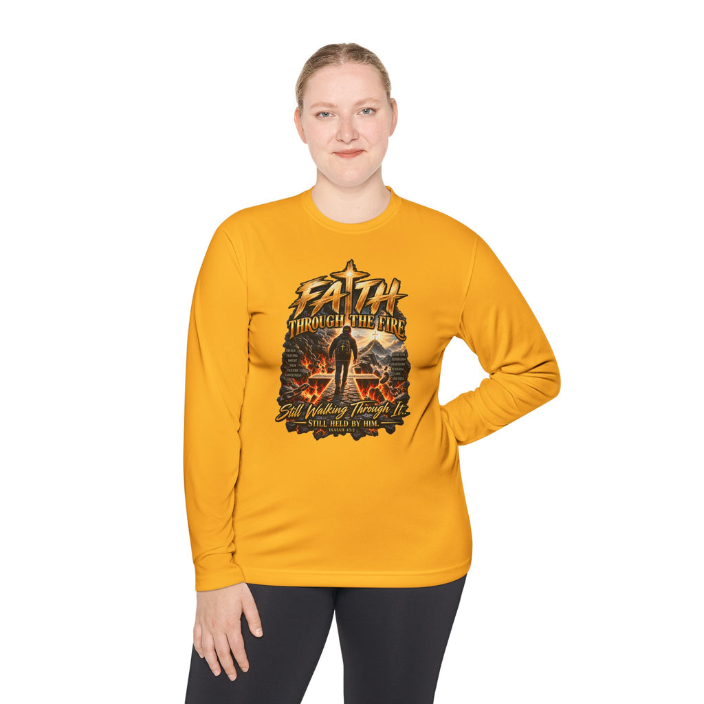 "Through the Fire Long Sleeve Tee – Journey to the Cross"