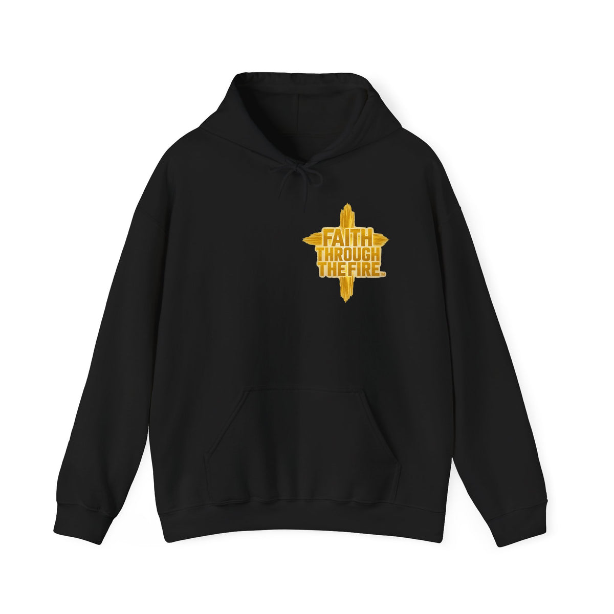 Faith Through The Fire™ Classic Hoodie Front & Back