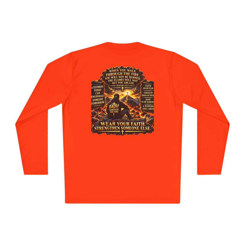 "Through the Fire Long Sleeve Tee – Journey to the Cross"