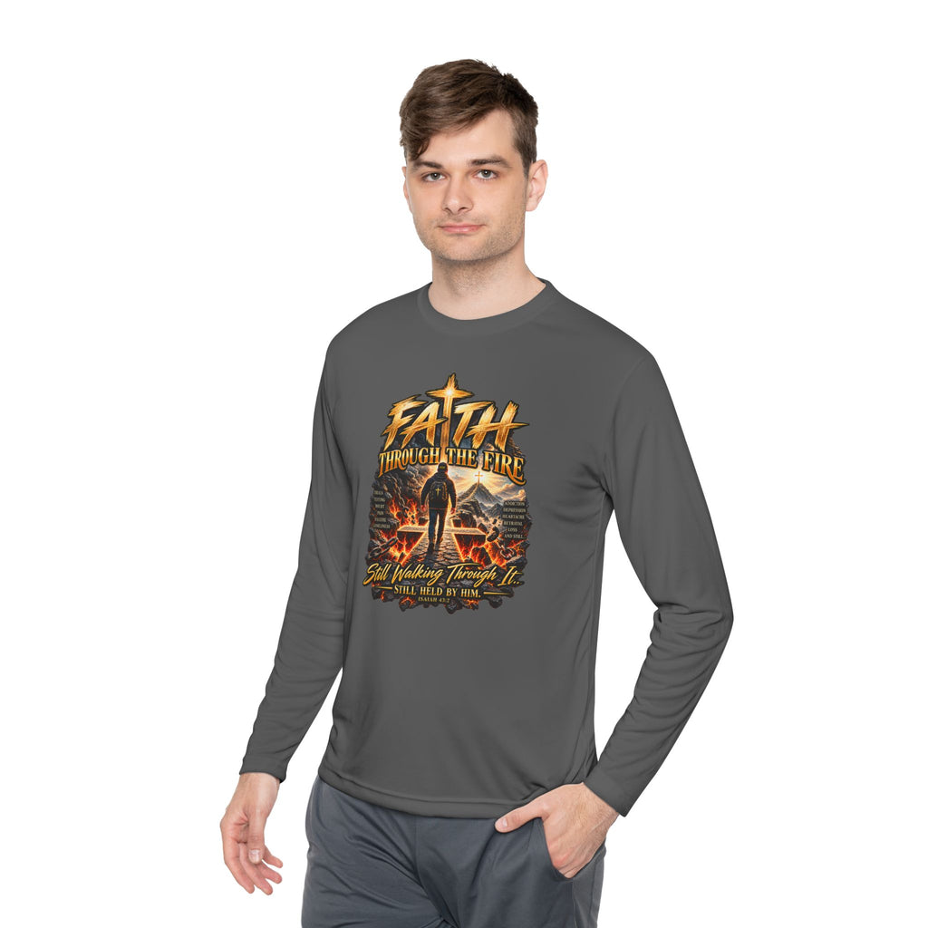 "Through the Fire Long Sleeve Tee – Journey to the Cross"