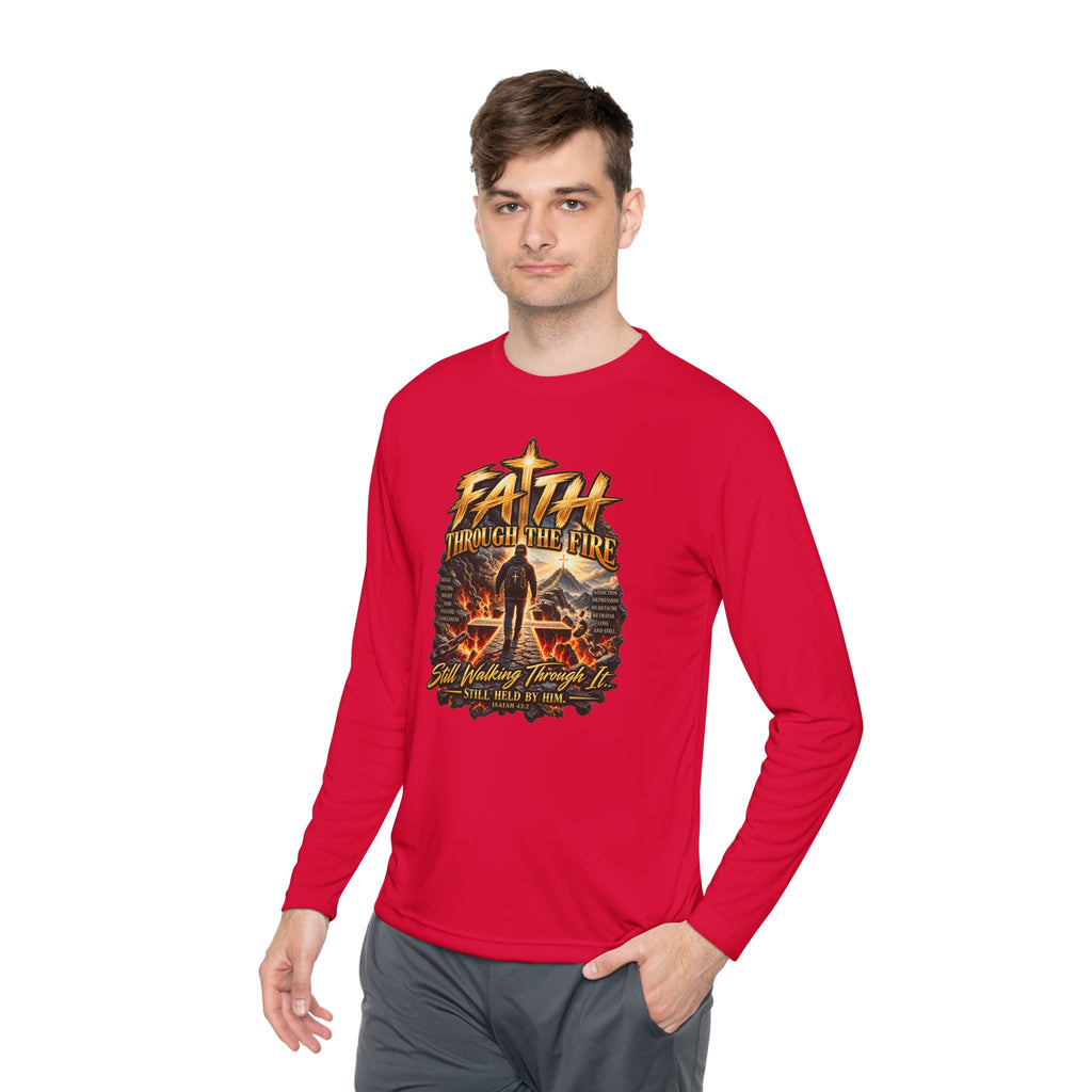 "Through the Fire Long Sleeve Tee – Journey to the Cross"