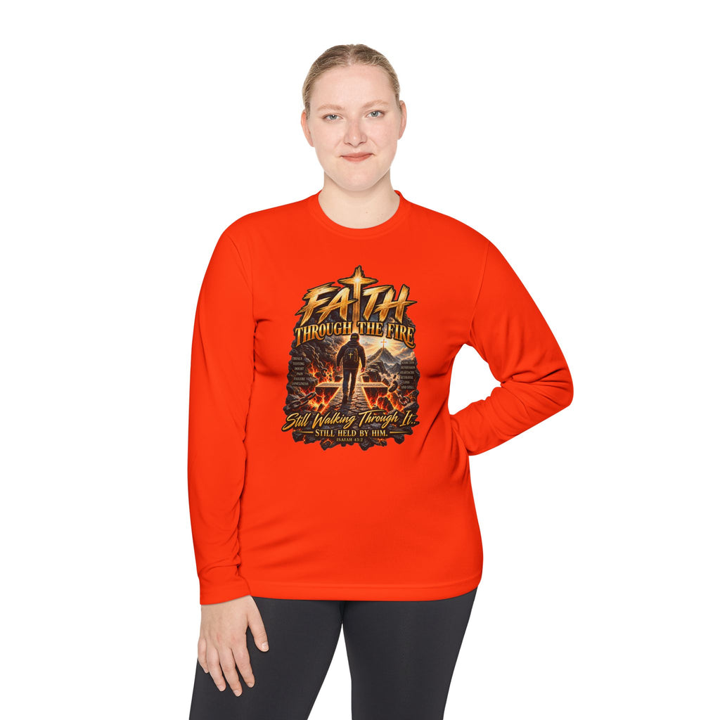 "Through the Fire Long Sleeve Tee – Journey to the Cross"