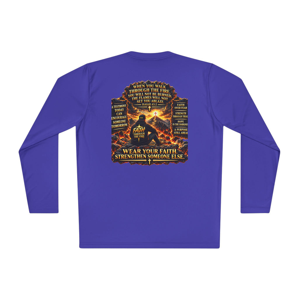 "Through the Fire Long Sleeve Tee – Journey to the Cross"