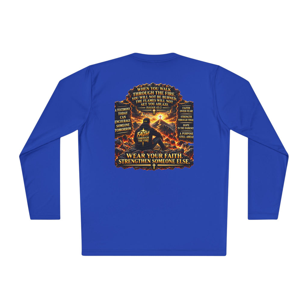 "Through the Fire Long Sleeve Tee – Journey to the Cross"