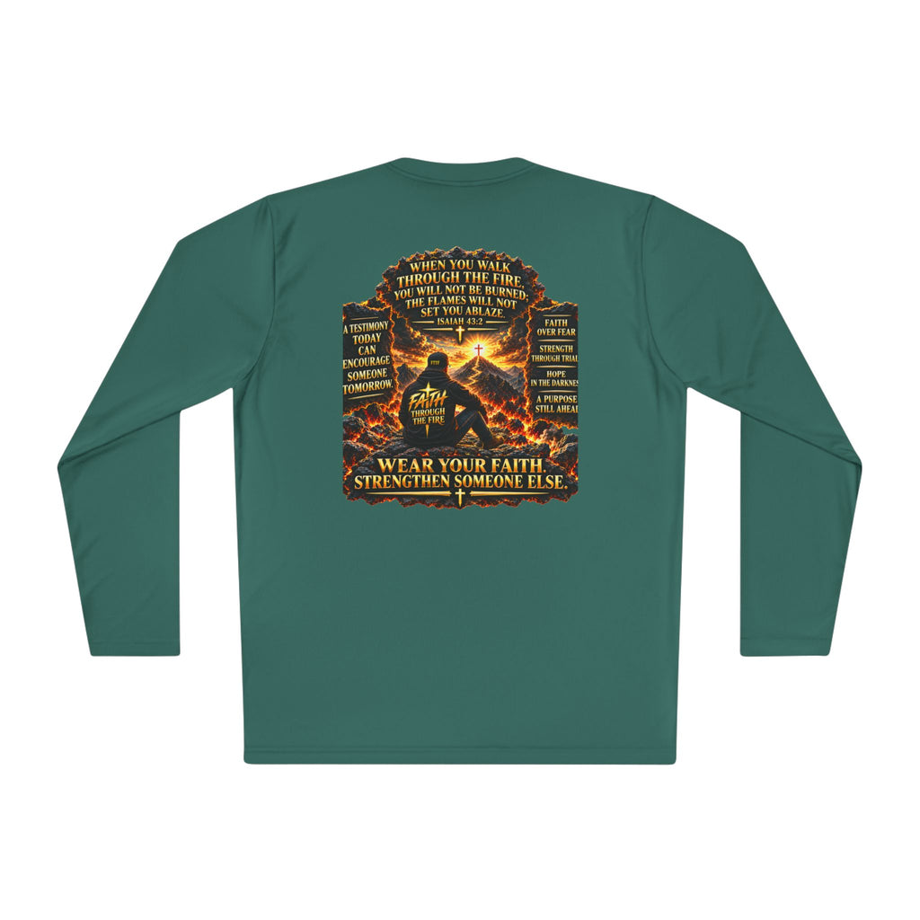 "Through the Fire Long Sleeve Tee – Journey to the Cross"