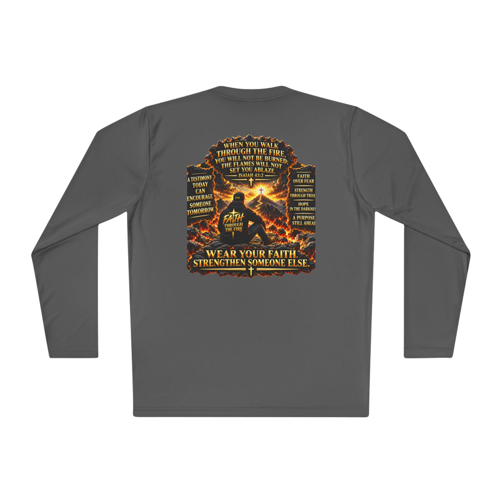 "Through the Fire Long Sleeve Tee – Journey to the Cross"